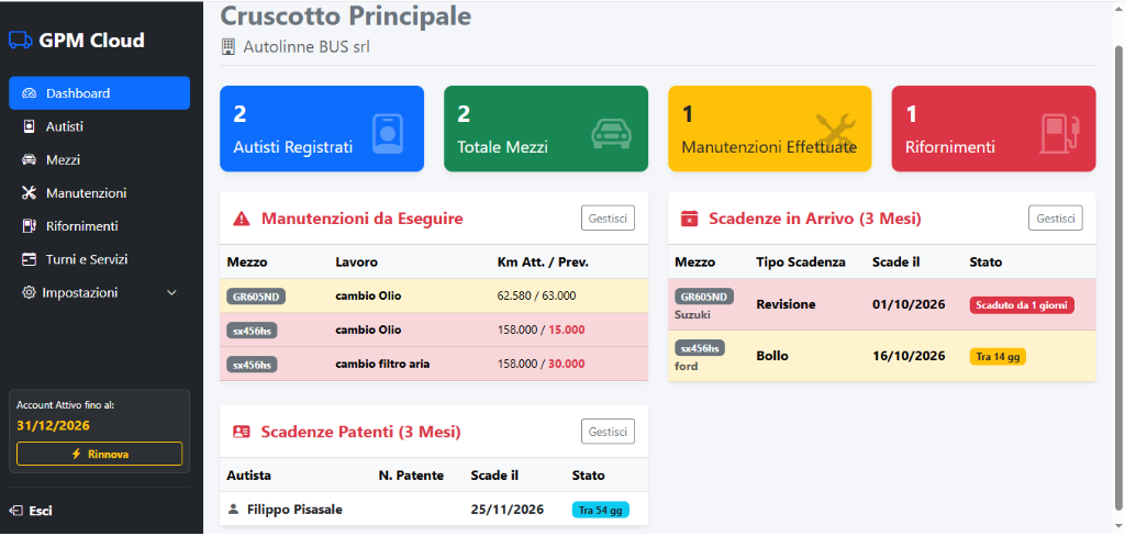 Anteprima GPM Cloud